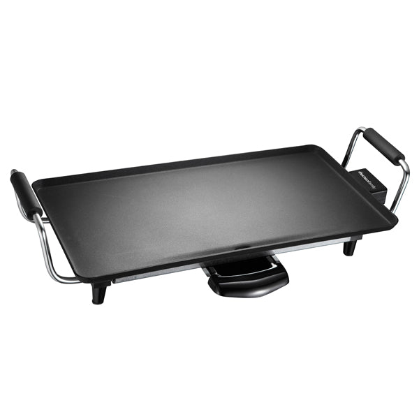 Piastra antiaderente Atena - 43 x 23 cm - 2000 W - nero - Melchioni family