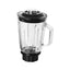 Frullatore Frullo Glass - con bicchiere in vetro - 600 W - nero/argento - Melchioni family