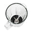 Frullatore Frullo Glass - con bicchiere in vetro - 600 W - nero/argento - Melchioni family