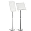 Espositore con cornice a scatto - alluminio - da pavimento - A3 - Durable