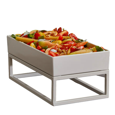 Stand buffet GN 1/3 - 32,5 x 17,6 x 16 cm - metallo -  bianco - Leone
