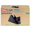 Dispenser da tavolo Crystal recycled - per nastri da 33 m - rotolo 19 mm x 10 m incluso - Nero - Tesa