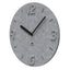 Orologio da parete effetto 3D - diametro 30 cm - PET - grigio - Alba