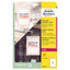 Etichette adesive per finestre - in carta - con pellicola - laser - rimovibili - 210 x 297 mm - 1et/fg - 10 fogli - bianco - Avery