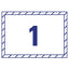 Etichette adesive per finestre - in carta - con pellicola - laser - rimovibili - 210 x 148 mm - 1et/fg - 10 fogli - bianco - Avery