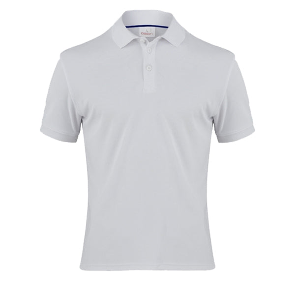 Polo Jeff - da uomo - manica corta - taglia L - bianco - Giblor's