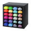 Evidenziatore Textliner 46 - punta a scalpello - colori assortiti - Faber-Castell - deskset 24 pezzi
