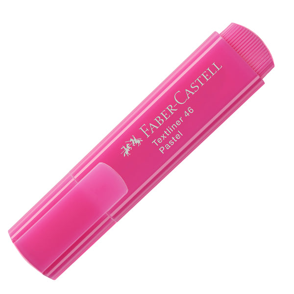 Evidenziatore Textliner 46 - punta a scalpello - colori assortiti - Faber-Castell - deskset 24 pezzi