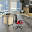 Allungo reversibile dx/sx Agorà - 80x60cm - Rovere - Gamba antracite