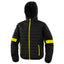 Piumino imbottito Bloom - taglia XL - nero/giallo - Deltaplus