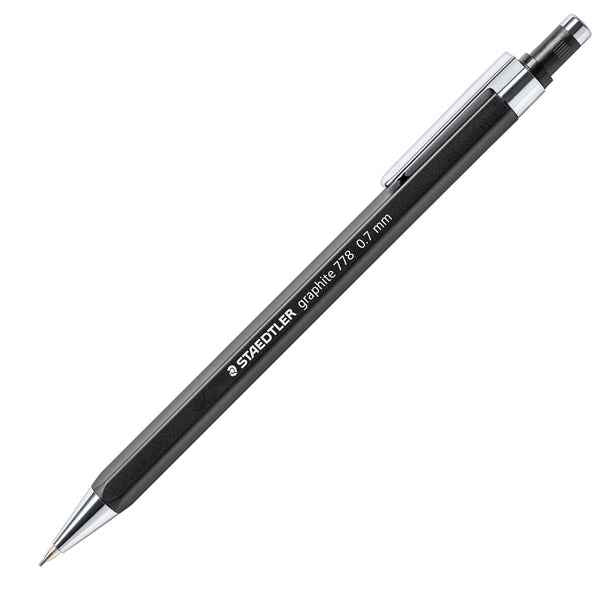 Portamine Grafite 778 - mina 0,7 mm - fusto nero opaco - Staedtler