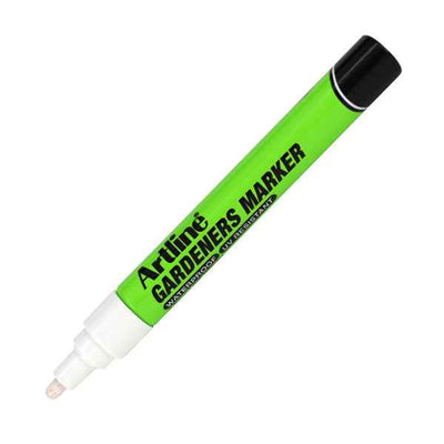 Marcatore permanente - per giardinaggio - punta tonda 2,3 mm - bianco - Artline