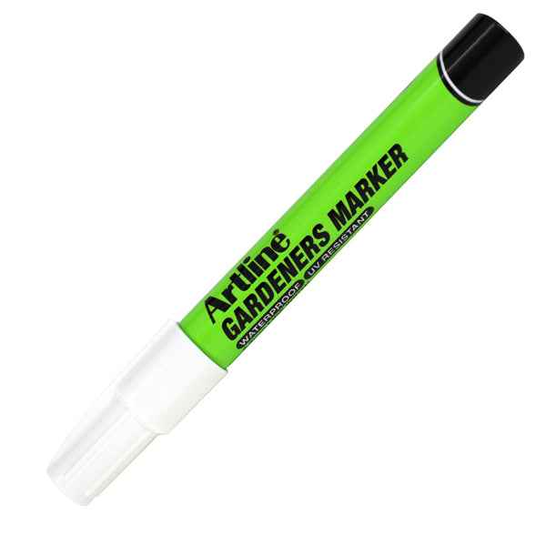 Marcatore permanente - per giardinaggio - punta tonda 2,3 mm - bianco - Artline