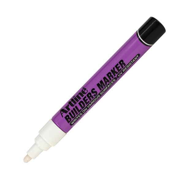 Marcatore permanente - per costruttori - punta tonda 2,3 mm - bianco - Artline