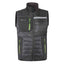 Gilet Wall - taglia L - PL - grigio/verde - U-Power