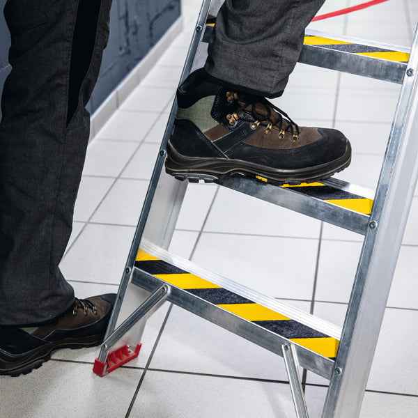 Nastro adesivo antiscivolo DURALINE GRIP+ - 5 cm x 15 m - giallo/nero - Durable
