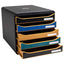 Cassettiera Big Box Plus NeoDeco -  5 cassetti - 34,7 x 27,8 x 26,7 cm - multicolore - Exacompta