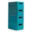 Scatola pieghevole The Smart Case mini Skandi - 18,8 x 13,8 x 9,5 cm - blu pacifico - Exacompta