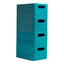 Scatola pieghevole The Smart Case midi Skandi - 27,6 x 18,8 x 12 cm - blu pacifico - Exacompta