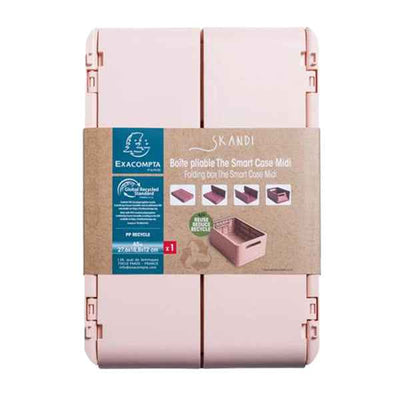 Scatola pieghevole The Smart Case midi Skandi - 27,6 x 18,8 x 12 cm - nude - Exacompta