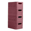 Scatola pieghevole The Smart Case maxi Skandi - 37,5 x 27,5 x 16,3 cm - rosa antico - Exacompta
