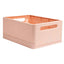 Scatola pieghevole The Smart Case maxi Skandi - 37,5 x 27,5 x 16,3 cm - nude - Exacompta