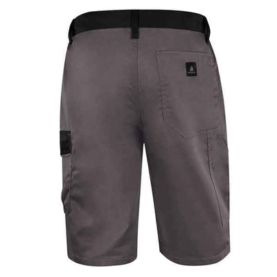 Bermuda da lavoro M1BE2 - taglia M - twill/poliestere/cotone - grigio - Deltaplus