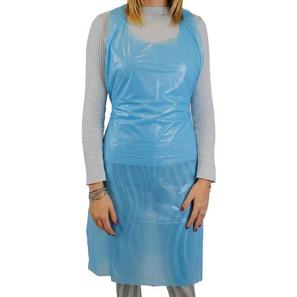 Grembiule Apron 30 - taglia unica - LDPE - azzurro - Worker - conf. 100 pezzi