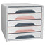 Cassettiera Smoove 7-111 Mineral - 5 cassetti -  36 x 28,8 x 27,1 cm - multicolore - Cep