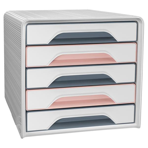 Cassettiera Smoove 7-111 Mineral - 5 cassetti -  36 x 28,8 x 27,1 cm - multicolore - Cep