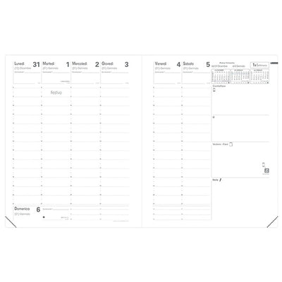 Agenda del Professore 2027 - copertina Club - 21 x 27 cm - azzurro - Quo Vadis