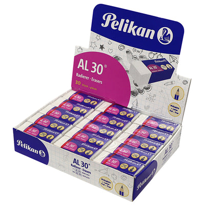 Gomma AL30 - bianca per matita - Pelikan - conf. 30 pezzi