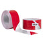 Nastro segnaletico SIGNAL - 70 mm x 100 m - bianco/rosso riflettente - Geko