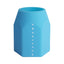 Portapenne Monocromo - 9,5 x 7,5 x 7 cm - silicone soft touch - colori fluo assortiti - Pigna