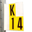 Supporto bifacciale flessibile  -145 x 200 mm - PVC - bianco