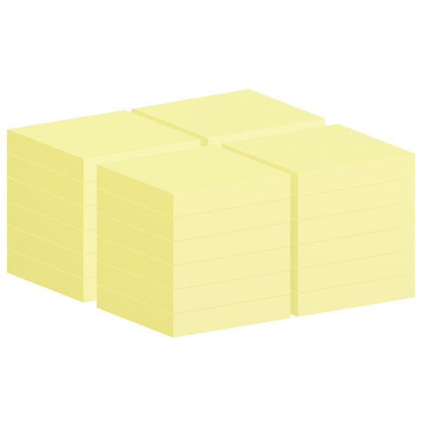 Blocco foglietti Post-it Notes - 654-CY-VP24 - 76 x 76 mm - giallo Canary - 100 fogli - Post-it - conf. 24 blocchi