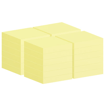 Blocco foglietti Post-it Notes - 654-CY-VP24 - 76 x 76 mm - giallo Canary - 100 fogli - Post-it - conf. 24 blocchi