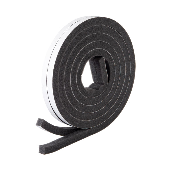 Guarnizione adesiva per isolamento garage  - 17 mm x 6,5 m - resina - antracite - Geko