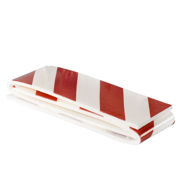 Pannello antiurto adesivo BOX - 24 x 50 cm - EPE/LDPE - bianco/rosso - Geko - conf. 2 pezzi