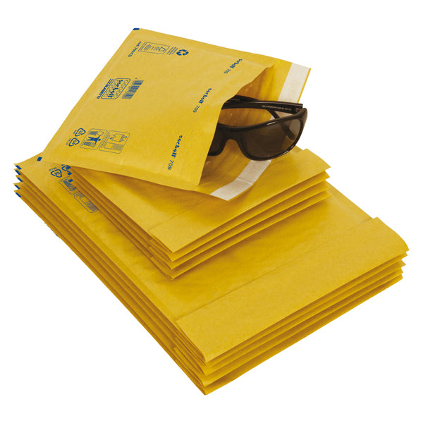 Busta imbottita Sacboll - C (17 x 27 cm) - carta - avana - Blasetti - conf. 10 pezzi