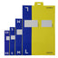 Scatola automontante per ecommerce PICK&Post - M - 36 x 24 x 12 cm - giallo/blu - Blasetti