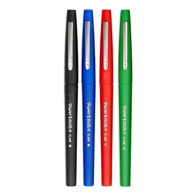 Pennarello Flair Nylon - punta feltro - 1,10mm - colori assortiti Classic - Papermate - conf. 4 pezzi