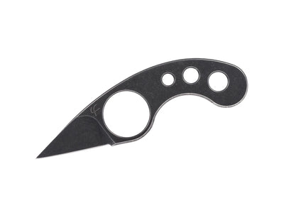 Fred Perrin Griffe Black FPGBK – coltello artiglio fisso nero vista frontale