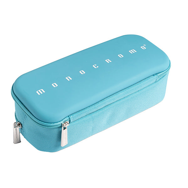 Astuccio 2 zip Monocromo -  21 x 5 x 9 cm - silicone/poliestere - colori assortiti - Pigna