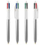 Penna sfera scatto multifunzione 4 Colors Glacè - punta 1,0 mm - colori assortiti - Bic - expo 40 pezzi