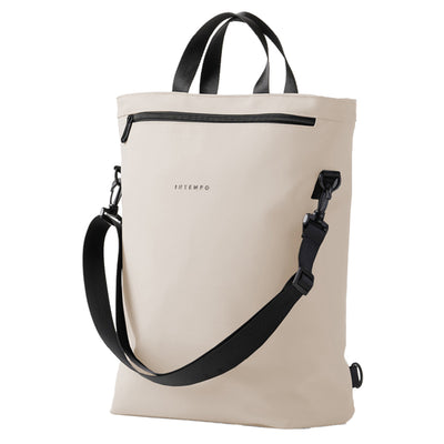 Borsa zainabile Drop - 30 x 44 x 14 cm - gomma - crema - In Tempo