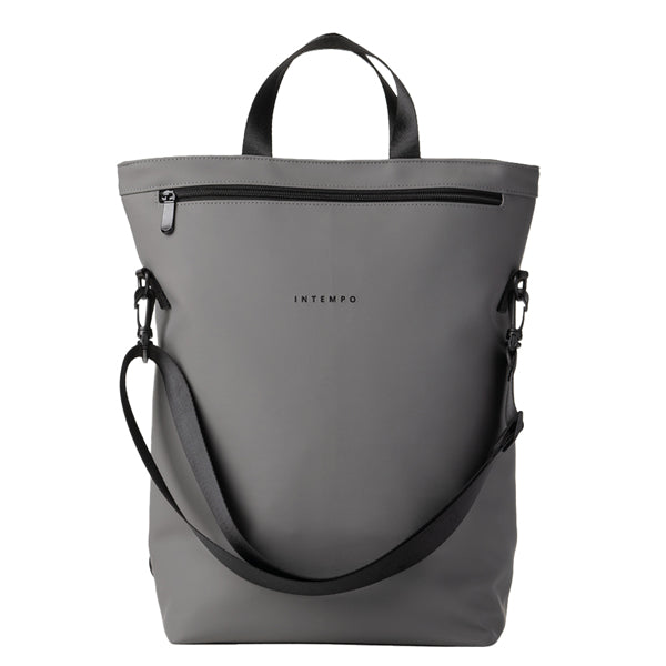 Borsa zainabile Drop - 30 x 44 x 14 cm - gomma - grigio - In Tempo