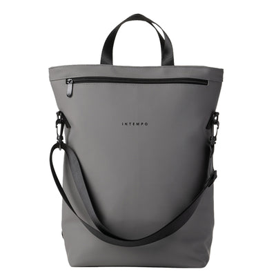 Borsa zainabile Drop - 30 x 44 x 14 cm - gomma - grigio - In Tempo