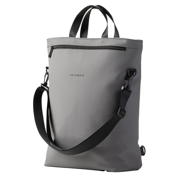 Borsa zainabile Drop - 30 x 44 x 14 cm - gomma - grigio - In Tempo