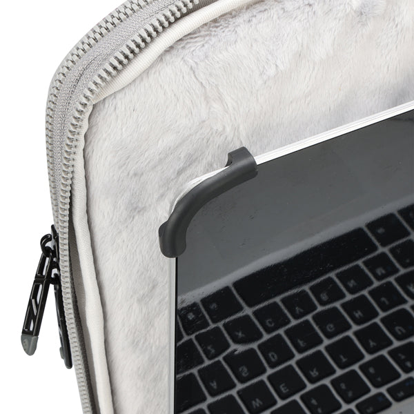 Borsa porta notebook Vacallo 16" - PET - grigio chiaro - SWISS Digital DESIGN